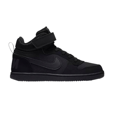Nike Court Borough Mid PS 'Triple Black'