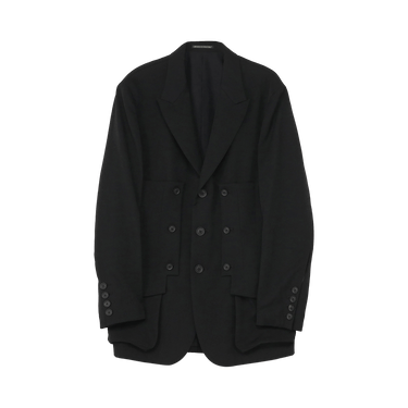 Buy Yohji Yamamoto Pour Homme Multi Button Jacket 'Black' - HX J15