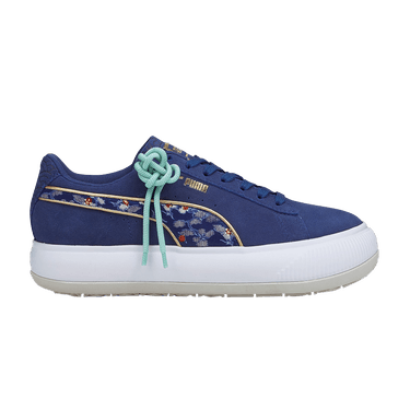 Ｍayu Buy Mayu Kimono x Wmns Suede 'Elektro Blue' - 383424 01 | GOAT