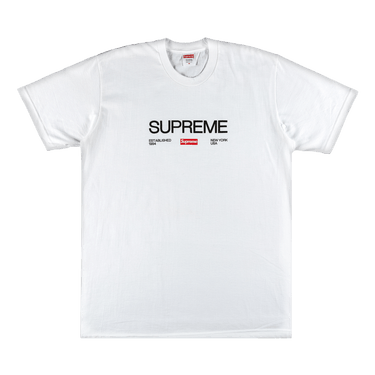 Buy Supreme Est. 1994 Tee 'White' - FW21T43 WHITE | GOAT