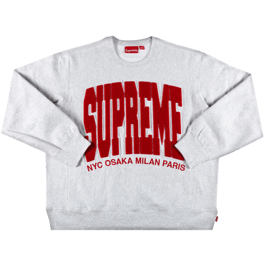Size xxl Supreme Cities Arc Crewneck 'Ash Grey'