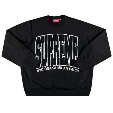 Size xl Supreme Cities Arc Crewneck 'Black'