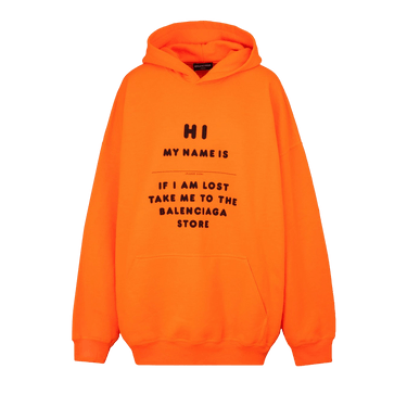 Balenciaga hoodie orange cheap