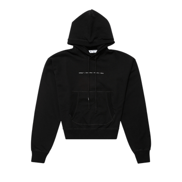 ★Off-White★ Matthew Sweatshirt Black OMBA070C99FLE0021077 OFF-WHITE Black S.Matthew Over Sweatshirt 'Black Grey