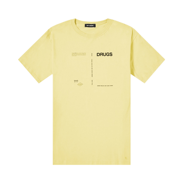 Buy Raf Simons Drugs T-Shirt 'Yellow' - 182 129 19003 00015