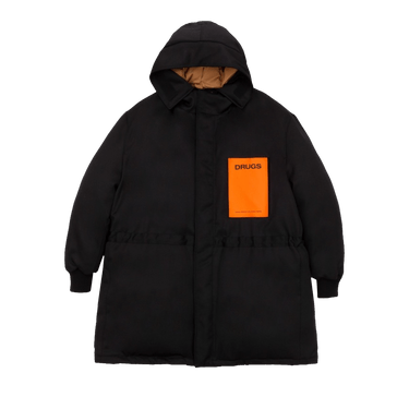 Buy Raf Simons Reversible Drugs Parka 'Black' - 182 710 20012