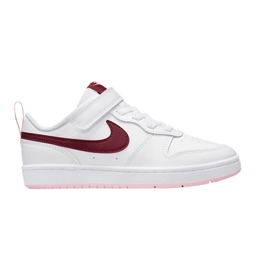 Nike Court Borough Low 2 PS 'White Dark Beetroot'