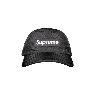 Buy Supreme Camo Ripstop Camp Cap 'Black' - FW21H83 BLACK | GOAT