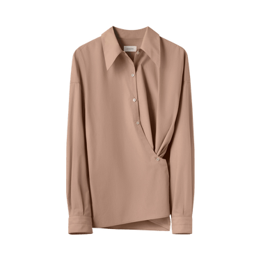 Buy Lemaire Twisted Shirt 'Greige' - W 213 SH254 LF588 240