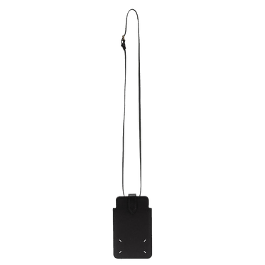 Buy Maison Margiela Leather Phone Neck Pouch 'Black