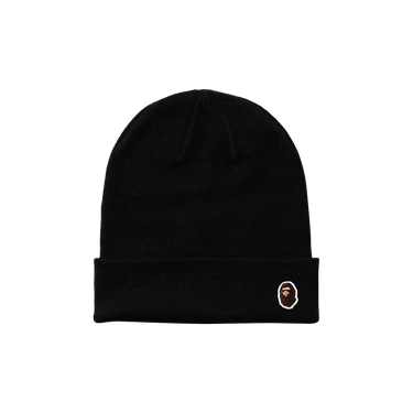 Buy BAPE Ape Head One Point Knit Cap 'Black' - 1G80 180 023 BLACK | GOAT