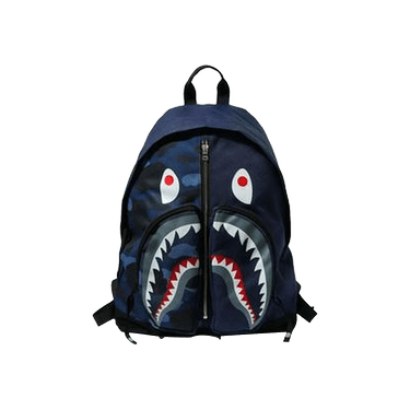 Buy BAPE Color Camo Shark Day Pack 'Navy' - 1G80 182 003 NAVY