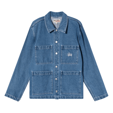 Buy Stussy Denim Chore Jacket 'Blue' - 115570 BLUE | GOAT