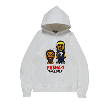 Buy BAPE x Pusha-T Baby Milo Pullover Hoodie 