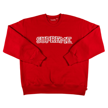 Buy Supreme Shattered Logo Crewneck 'Red' - FW21SW44 RED | GOAT