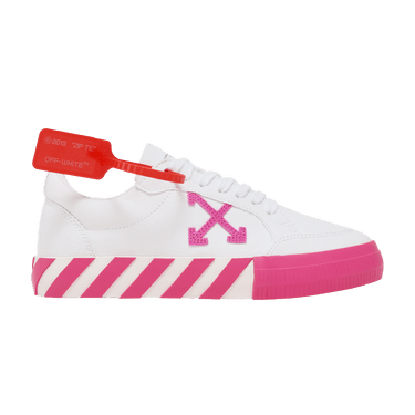 Buy Off-White Wmns Arrow Vulcanized Low 'White Fuchsia