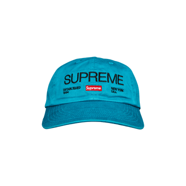 Buy Supreme Est. 1994 6-Panel 'Teal' - FW21H131 TEAL | GOAT