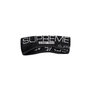 Black and white supreme headband clearance