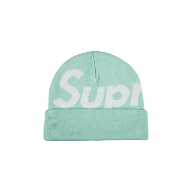 Buy Supreme Big Logo Beanie 'Turquoise' - FW21BN56 TURQUOISE | GOAT