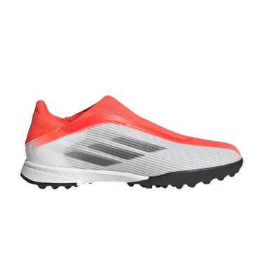 Adidas X Speedflow.3 Laceless TF J 'White Solar Red'