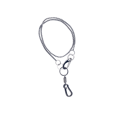 Buy Martine Ali Myles Boxer Wallet Chain Necklace 'Silver