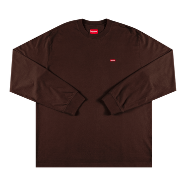 会員様限定 お買い得商品 Buy Supreme Small Box Long-Sleeve Tee 'Dark Brown トップス