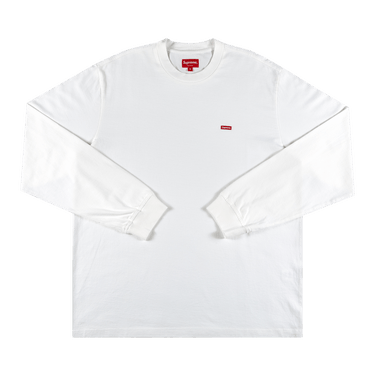 Buy Supreme Small Box Long-Sleeve Tee 'White' - FW21KN31