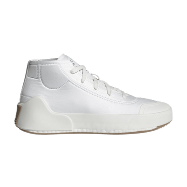 adidas gazelle silver green womens Adidas X Stella McCartney Women's Treino Mid-Cut Cloud White High Top  Sneakers
