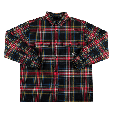 Buy Supreme Quilted Plaid Flannel Shirt 'Black' - FW21S27 BLACK | GOAT
