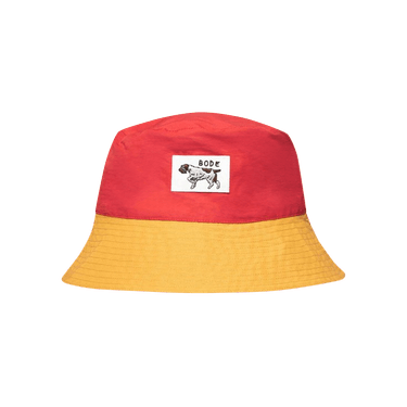 Buy Bode Monday Bucket Hat 'Red/Yellow' - 3038 100000703MBH RED | GOAT