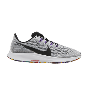 nike air zoom pegasus 36 white black hyper grape