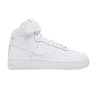 Nike Air Force 1 High LE GS 'Triple White'