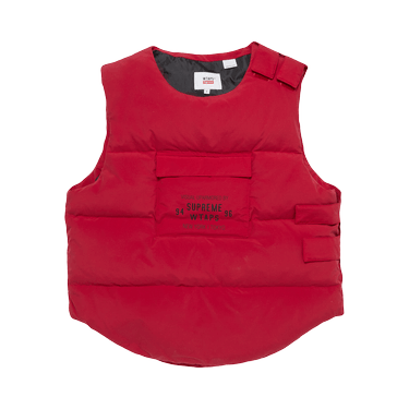 Supreme x WTAPS Tactical Down Vest 'Red'