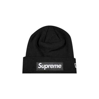 Supreme x New Era Box Logo Beanie 'Black' | GOAT