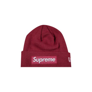 Buy Supreme x New Era Box Logo Beanie 'Plum' - FW21BN9 PLUM | GOAT
