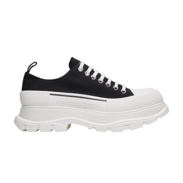 Alexander McQueen Tread Slick Lace Up 'Black White'