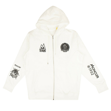 Buy Moncler 1952 Zip Up Sweatshirt 'White' - G20928G00003 809KX