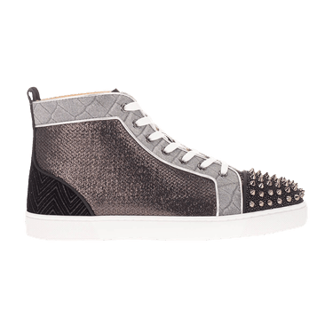 Christian Louboutin Lou Spikes Orlato Flat Suede Sneakers – Swankysaks