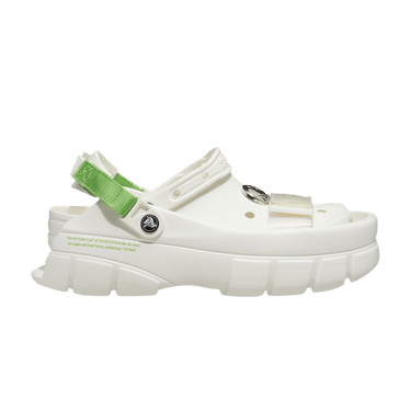 Buy Sankuanz x Crocs Clog 'White Green' - 206900 100 | GOAT