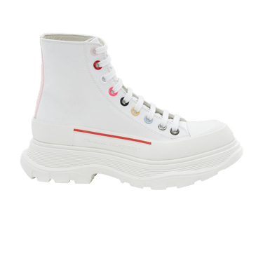Buy Alexander McQueen Wmns Tread Slick Boot 'White Multi