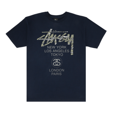 ★送料・関税込★STUSSY★GRASSFED TEE★NAVY★ 1400136_00.png.png
