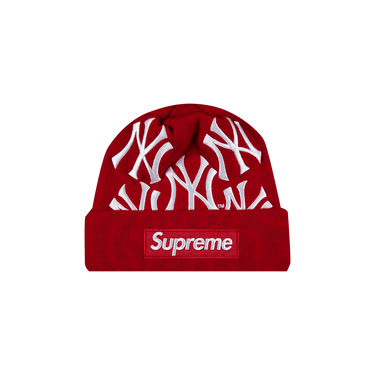 Buy Supreme x New York Yankees x New Era Box Logo Beanie