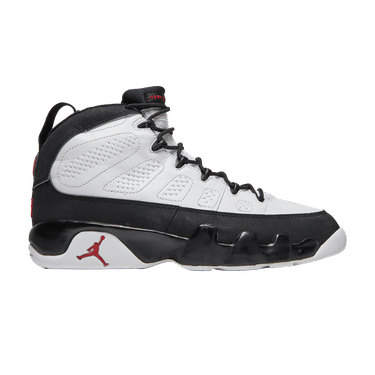 Jordan 9 retro white black red online