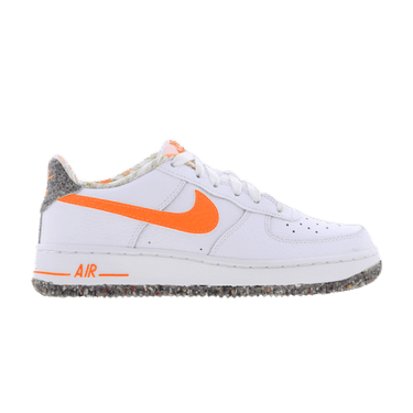 Nike air force 1 07 white deals total orange