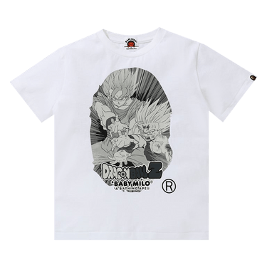 Buy BAPE x Dragon Ball Z Big Ape Head Tee 'White' - 1G23 310 Buy BAPE x Dragon Ball Z Big Ape Head Tee 'White' - 1G23 310
