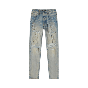 Buy Amiri Thrasher Plus Jeans 'Clay/Indigo' - PXMD005 408 CLAY | GOAT