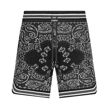 AMIRI ブラック Bandana B-Ball ショートパンツ
