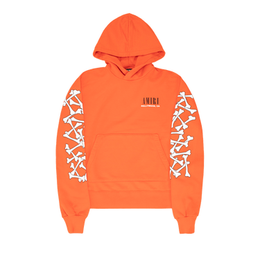 【関税込み】AMIRI レッド Bones フーディ Red Bones Stacked Hoodie by AMIRI on Sale