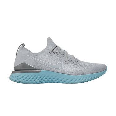 Buy Wmns Epic React Flyknit 2 Wolf Grey Ocean Bliss BQ8927 007
