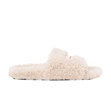 【新品未使用】BALENCIAGA Furry Slide 35 ベージュ Balenciaga Furry Slide Sandals - beige | Garmentory